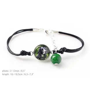 Cocker Américain - bracelet avec votre photo faite à la main, bijoux unique de la marque Art-Dog