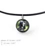 American Cocker Spaniel, Merry Cocker - necklace pendant with your photo, handmade, handcrafted jewelry by Art-Dog brand