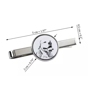 Bouledogue américain - épingle à cravate avec chien, pince à cravate personnalisée, cadeau unique pour homme de la marque Art-Dog