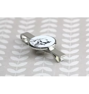 American Bulldog, Amerikanische Bulldogge - Krawattenklammer mit Hund, personalisierter Krawattenclip, einzigartiges Geschenk für Männer von der Marke Art-Dog