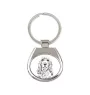 American Cocker Spaniel, Merry Cocker - keychain with a dog, keychain with a print, personalized pendant from the Art-Dog brand