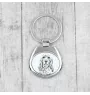 American Cocker Spaniel, Merry Cocker - keychain with a dog, keychain with a print, personalized pendant from the Art-Dog brand