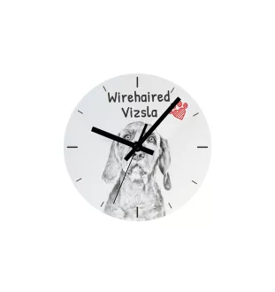 American Bulldog, Amerikanische Bulldogge - Wanduhr mit Hund, Regal Uhr mit Druck, personalisierte Hausdekoration von Art-Dog.