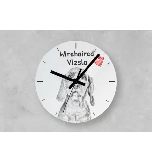 American Bulldog, Amerikanische Bulldogge - Wanduhr mit Hund, Regal Uhr mit Druck, personalisierte Hausdekoration von Art-Dog.