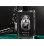 Buldog amerykański brelok kryształowy z psem Art-Dog