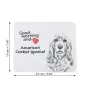 Amerikanischer Cocker Spaniel, American Cocker Spaniel - Mauspad mit Druck, personalisiertes Mauspad mit Hund, einzigartiges Gadget für Büroangestellte von Art-Dog.