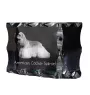 Cocker Américain - cristal avec photo de chien, statuette en verre avec photo, cadre exceptionnel avec photo de la marque Art-Dog