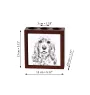 American Cocker Spaniel, Merry Cocker - pen holder with a dog, desk organizer with a print, personalized desk decoration from the Art-Dog brand.