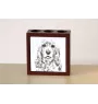 Amerikanischer Cocker Spaniel, American Cocker Spaniel - Stifthalter mit Hund, Schreibtischorganizer mit Aufdruck, personalisierte Schreibtischdekoration der Marke Art-Dog