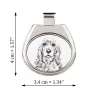 American Cocker Spaniel, Merry Cocker - dog necklace, personalized pendant with a photo, unique necklace for women and men by Art-Dog brand