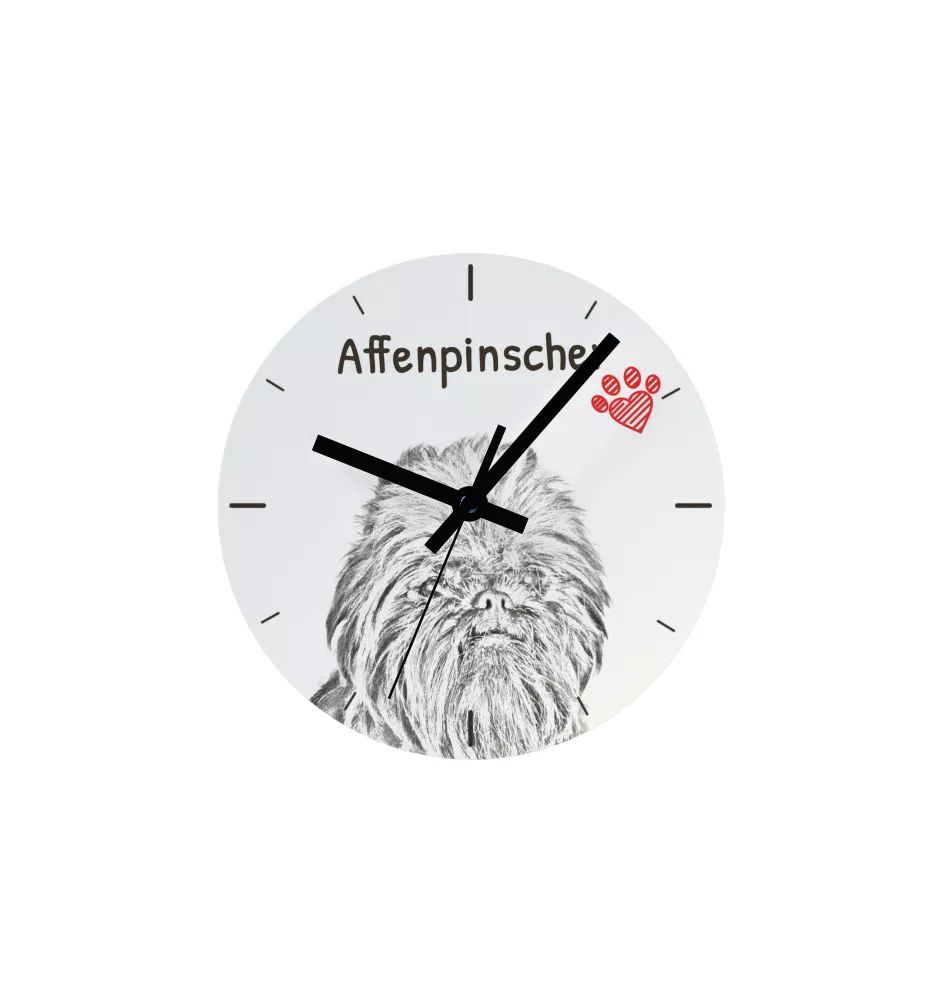 Amerikanischer Cocker Spaniel, American Cocker Spaniel - Wanduhr mit Hund, Regal Uhr mit Druck, personalisierte Hausdekoration von Art-Dog.