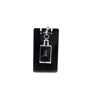 American Cocker Spaniel, Merry Cocker - Crystal key ring with dog photo, illuminated key ring, unique gift by Art-Dog brand