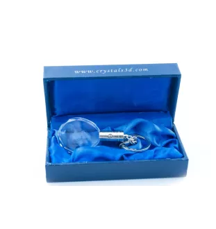 American Cocker Spaniel, Merry Cocker - pendant with a photo of a dog, crystal key ring in a gift box, a unique gift by Art-Dog