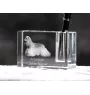 Cocker Américain - Porte-stylos, organiseur en cristal avec photo de chien, décoration de bureau unique par la marque Art-Dog