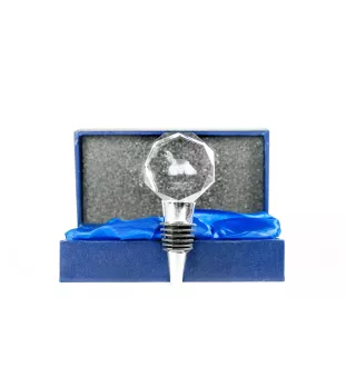 Cocker Américain - Bouchon de bouteille, bouchon de vin en cristal avec photo, cadeau personnalisé pour barman par la marque Art-Dog