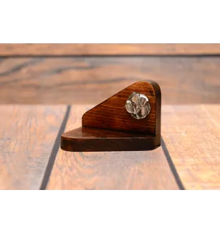 Bouledogue américain - bougeoir en bois avec un chien, support pour bougie chauffe-plat, lieu de mémoire pour chien de la marque Art-Dog