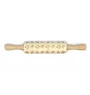American Bulldog, Old Country Bulldog - small rolling pin with a dog pattern, a rolling pin for children's dough, decorating ceramic clay by Art-Dog brand
