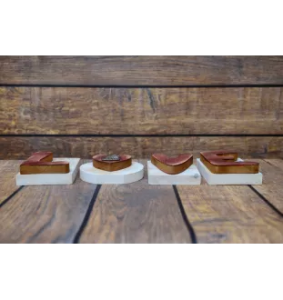 Amerikanischer Cocker Spaniel, American Cocker Spaniel - Holzschriftzug LOVE, Innendekoration mit Hund, entzückende Dekoration für das Regal der Marke Art-Dog