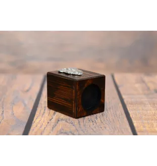 Cocker Américain - bougeoir en bois avec un chien, un souvenir unique après la perte d'un chien, une œuvre artisanale de la marque Art-Dog