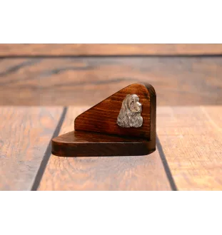 Cocker Américain - bougeoir en bois avec un chien, support pour bougie chauffe-plat, lieu de mémoire pour chien de la marque Art-Dog