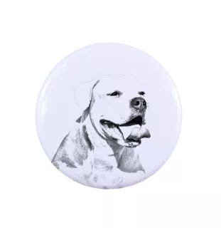 Buldog amerykański pierścionek z psem mały Art-Dog