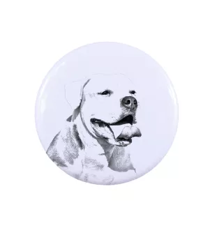 Bouledogue américain - badge avec votre chien, ajoutez votre propre photo, marque Art-Dog