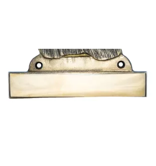 Amerikanischer Cocker Spaniel, American Cocker Spaniel - Haustürschild mit Hund, Messingschild mit Namen, personalisiertes Türschild mit Markennamen Art-Dog