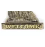 Cocker Américain - une plaque de porte avec un chien, une plaque de bienvenue en laiton, une enseigne exceptionnelle avec l'inscription Welcome de la marque Art-Dog