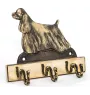Amerikanischer Cocker Spaniel, American Cocker Spaniel - Schlüsselhalter mit Hund, Messinggriff für Hundezubehör, elegante Dekoration für den Flur der Marke Art-Dog
