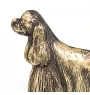 American Cocker Spaniel, Merry Cocker - key holder with a dog, brass handle for dog accessories, an elegant decoration for the hallway from the Art-Dog brand.
