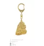 American Cocker Spaniel, Merry Cocker - keychain and necklace with a dog in a box, high-quality gold-plated product, Art-Dog brand