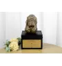 American Cocker Spaniel, Merry Cocker - an urn with an engraving and a sculpture of a dog, a handmade product by the Art-Dog brand.