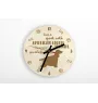 American Cocker Spaniel, Merry Cocker - clock with a dog, wooden clock, wall clock for dog lovers, clock for desk and shelf, Art-Dog