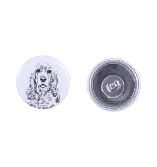 Cocker spaniel amerykański kolczyki z psem mały Art-Dog