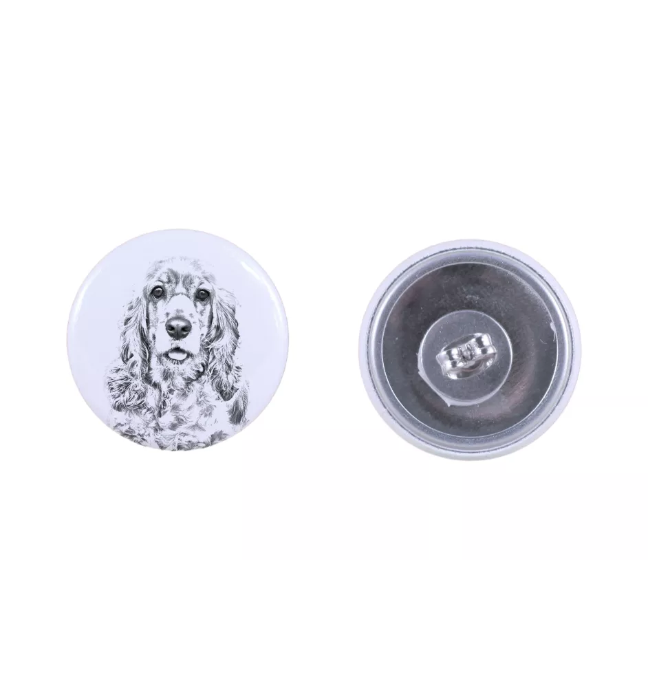 Cocker spaniel amerykański kolczyki z psem mały Art-Dog