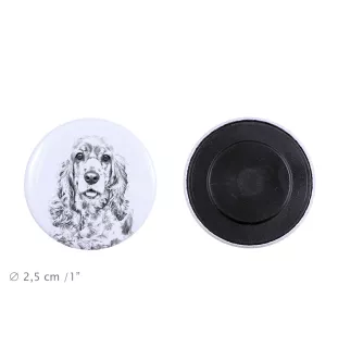 Cocker Américain - aimant avec un œil de chien, exceptionnellement léger, aimant puissant, produit fabriqué à la main par la marque Art-Dog