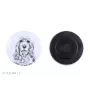 Cocker Américain - aimant avec un œil de chien, exceptionnellement léger, aimant puissant, produit fabriqué à la main par la marque Art-Dog