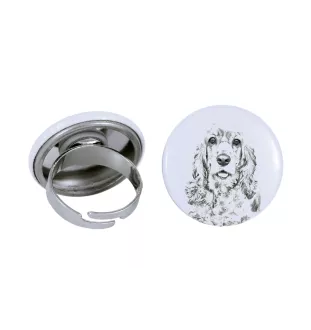 Cocker Américain - bijoux pour femmes avec l'image d'un chien, produit fait à la main, possibilité d'ajouter sa propre photo, marque Art-Dog