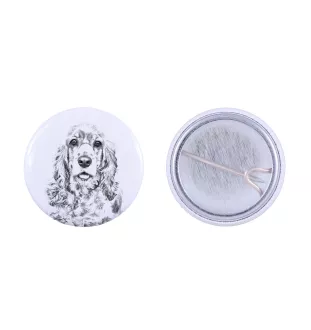 Cocker Américain - badge avec votre chien, ajoutez votre propre photo, marque Art-Dog