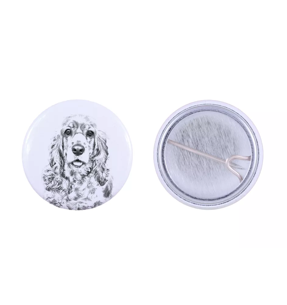 Cocker Américain - badge avec votre chien, ajoutez votre propre photo, marque Art-Dog