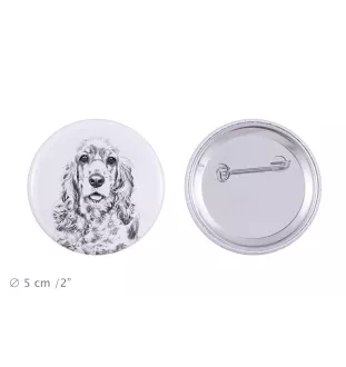 Cocker Américain - badge avec votre chien, ajoutez votre propre photo, marque Art-Dog