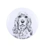 American Cocker Spaniel, Merry Cocker - pin with your dog, add your own photo, Art-Dog brand