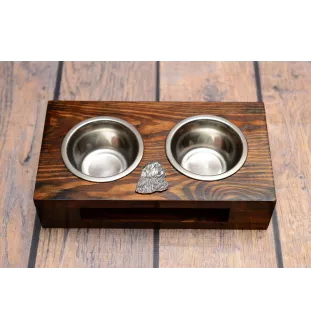 Cocker spaniel amerykański drewniany stojak na miski Art-Dog