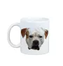 American Bulldog, Amerikanische Bulldogge - Becher mit einem Bild und dem Schriftzug geometrischer Hund Art-Dog