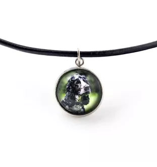 American Cocker Spaniel, Merry Cocker - a set of jewelry in a box, necklace, earrings, bracelet, products from the Art-Dog brand