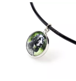 American Cocker Spaniel, Merry Cocker - jewelry with your photo box, set of necklace and earrings, personalized products from the Art-Dog brand