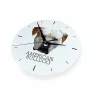 American Bulldog, Old Country Bulldog - geometric wall clock with a picture and the brand name Art-Dog