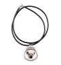 Bouledogue américain - collier avec une photo et un motif géométrique de la marque Art-Dog