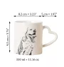 American Bulldog, Amerikanische Bulldogge - Tasse mit Hund, entzückende Tasse mit herzförmigem Henkel, universelles Geschenk der Marke Art-Dog