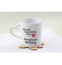 Bouledogue américain - tasse avec chien, une tasse adorable avec une anse en forme de cœur, un cadeau universel de la marque Art-Dog